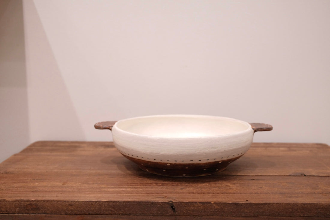 Emishi Kobo 池田匡優&美弥子 - Double Handled Plate EK18