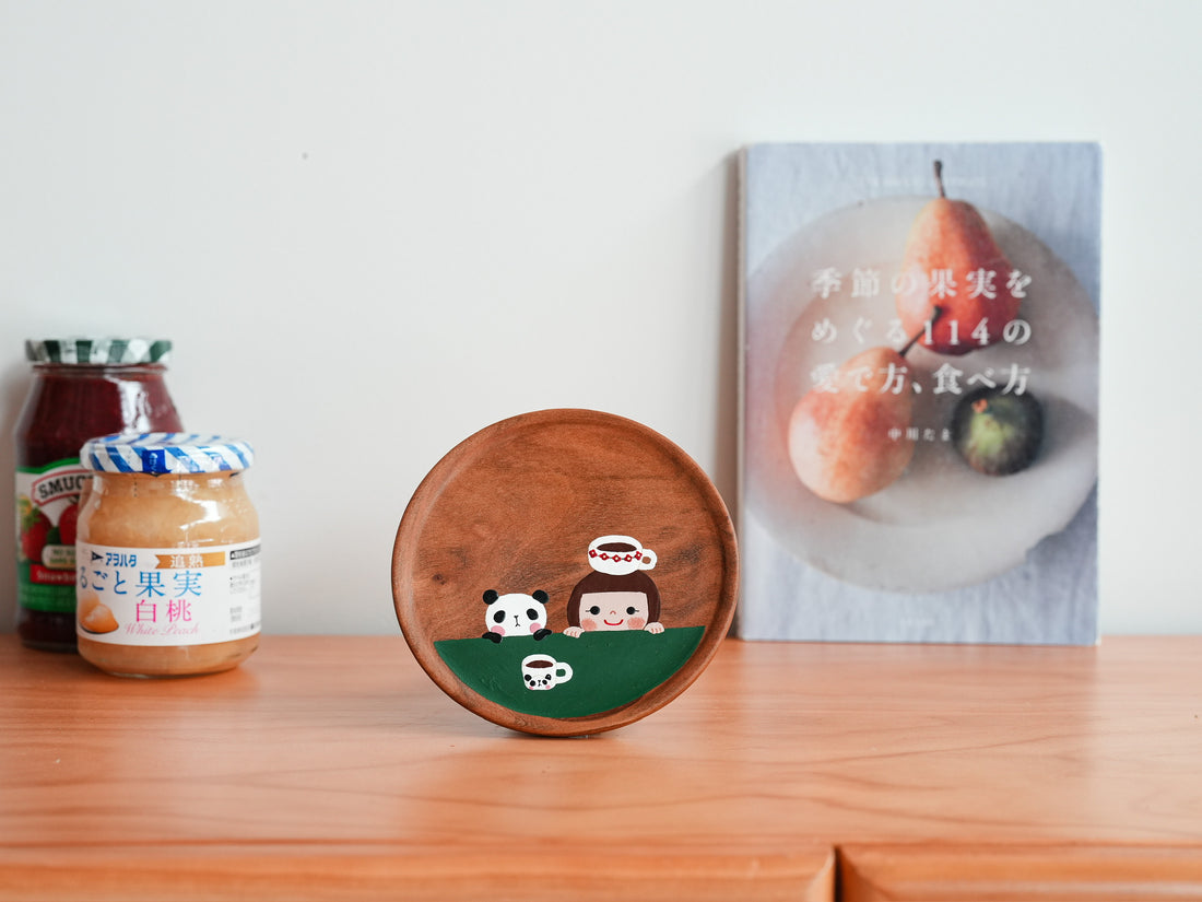 Kiezakka 木繪雜貨 Pedestal Plate - Teapot KZ04