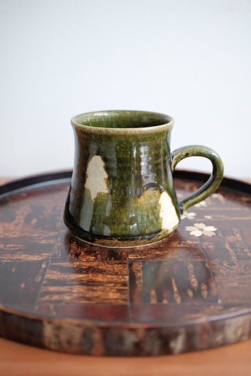 Mino Ware Tree Shape Mug