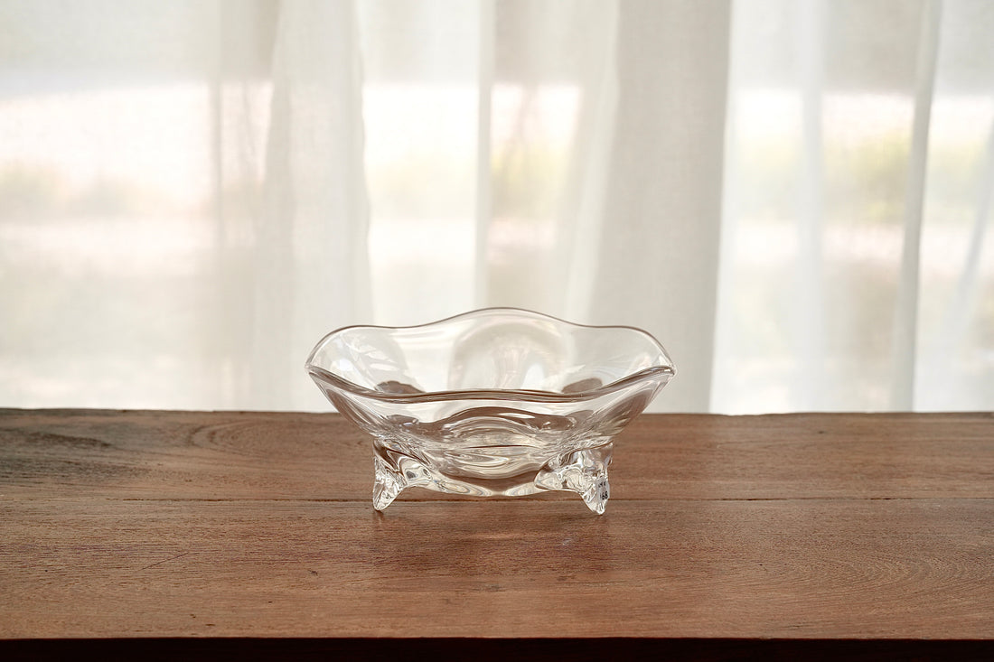 Mitsuhiro Hara 原光弘 Glass Bowl with Stand MH11