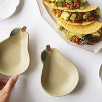 Mashiko Pottery Yoshizawa Pear Small Plate