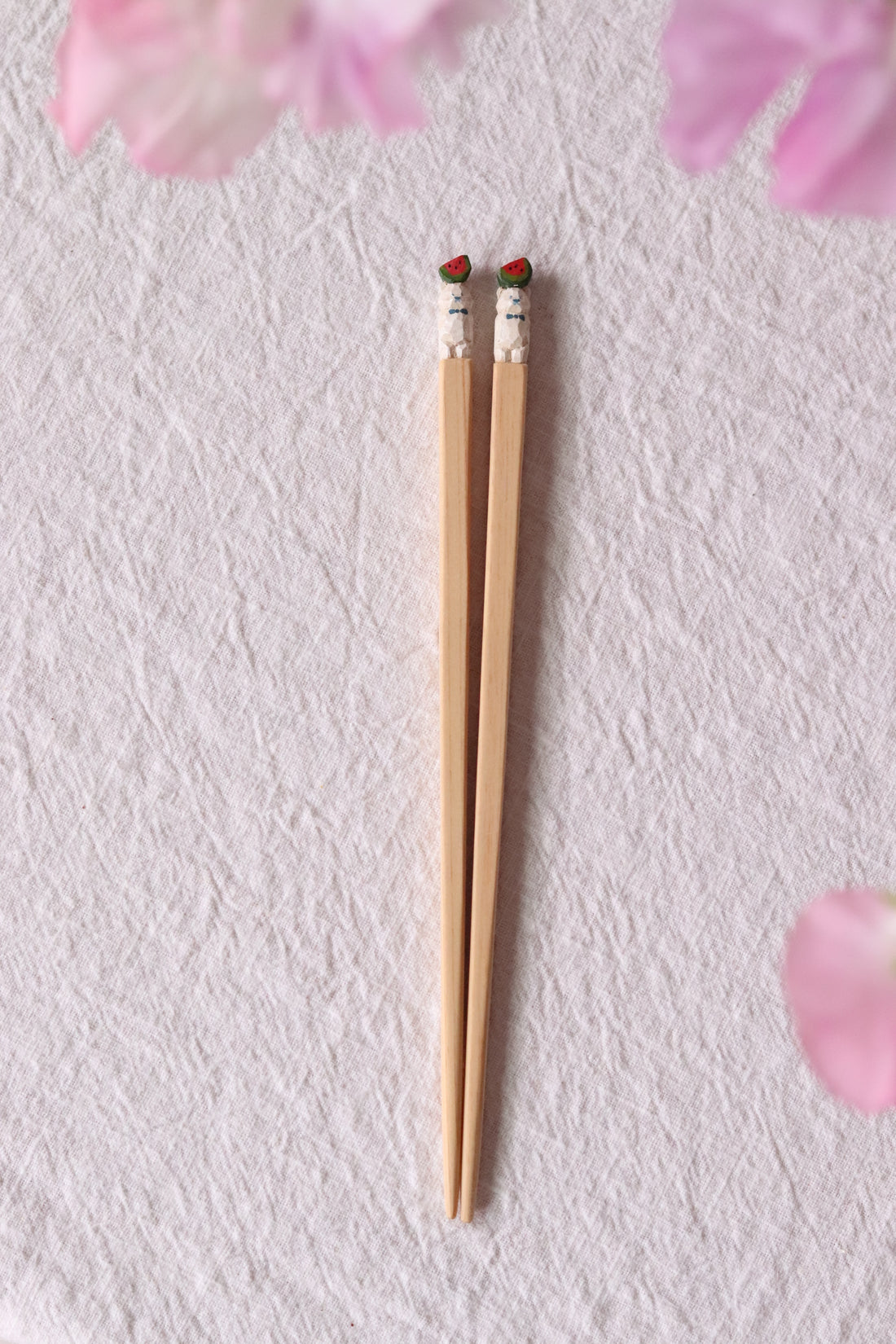 Ayataro Chopsticks - White Bear with Watermelon - aya05