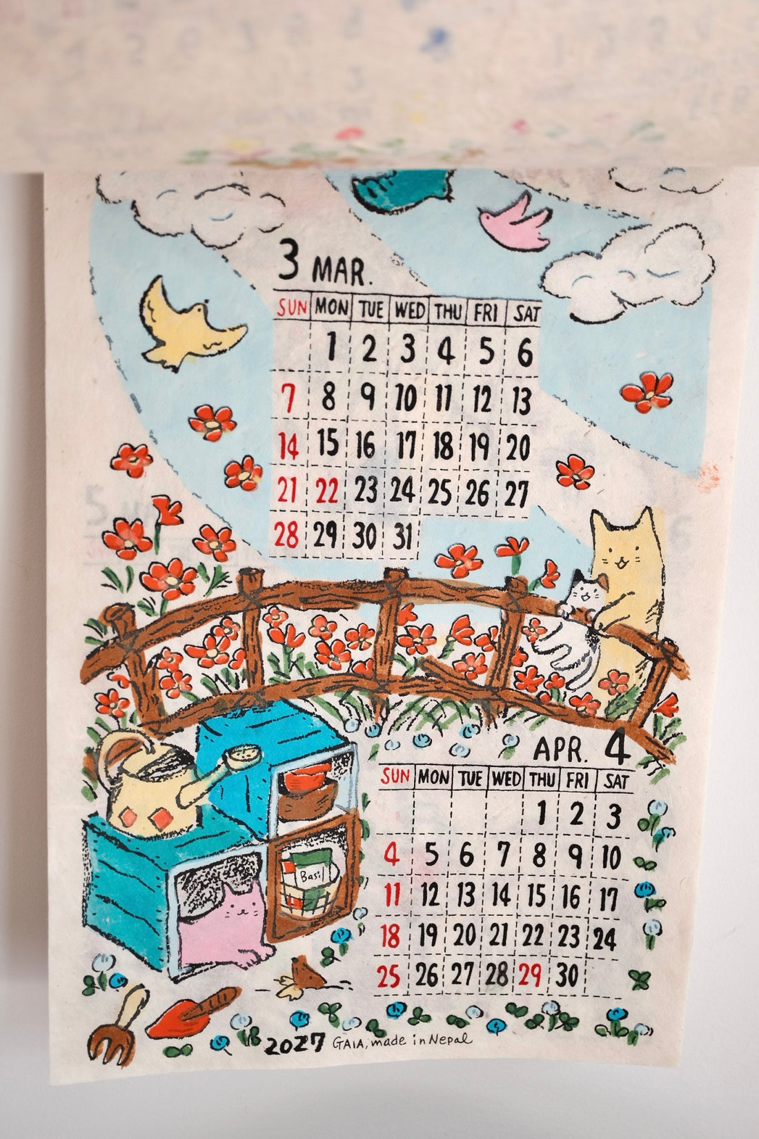 Nepali Paper Calendar 2027