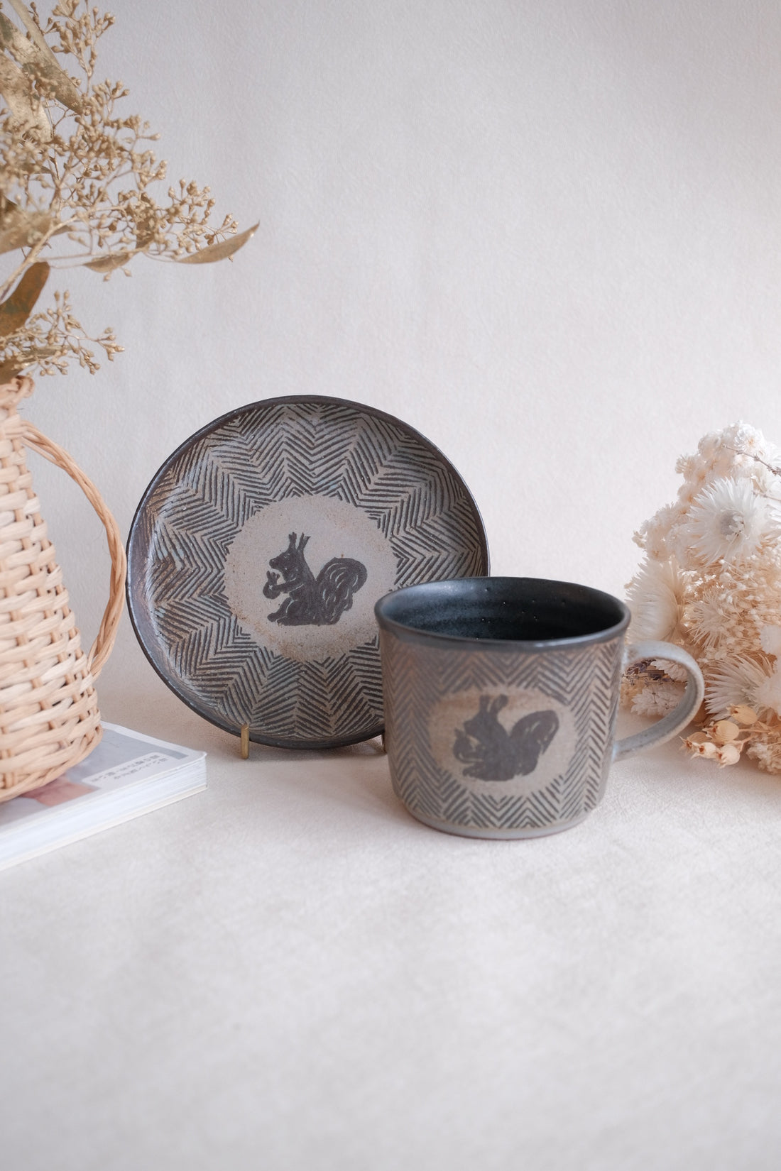 Ayane Hamada 濱田綾音 Animal Mug and Saucer Set AY14
