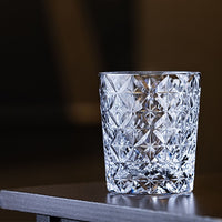 Kagami Crystal - Whiskey glass Edo Kiriko "Circle Mesh" By Satoshi Nabetani, Master of traditional crafts