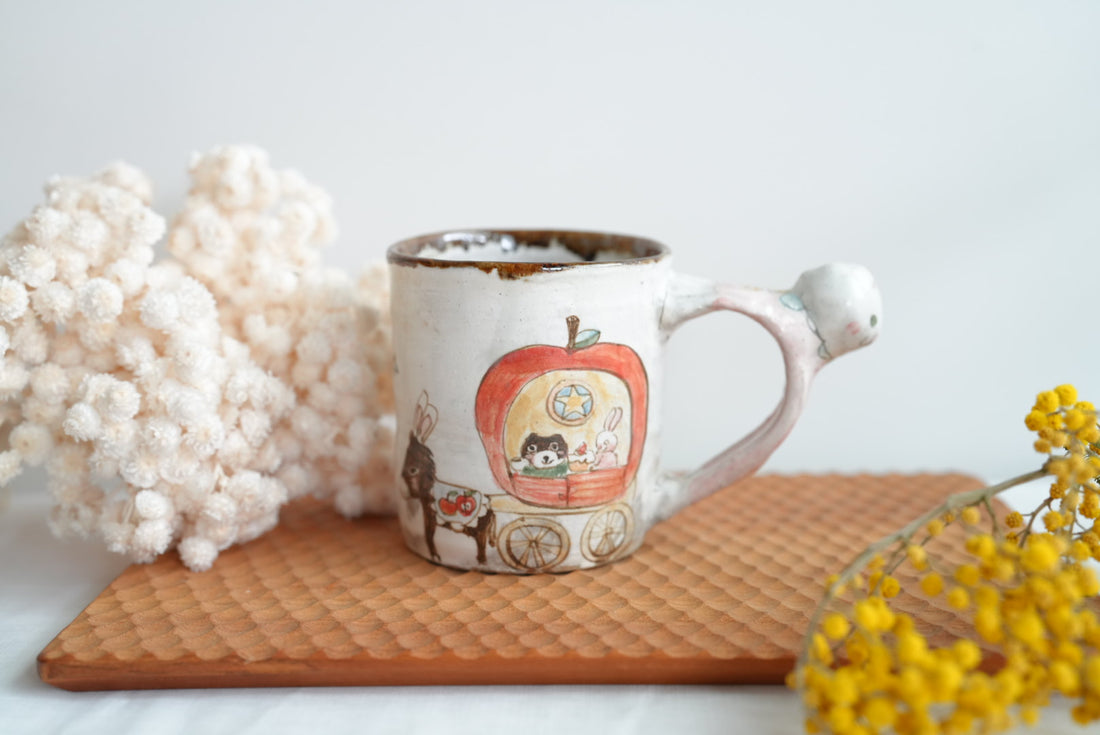 Sayo Horimizu 堀水小夜 Animal Handled Mug SH03