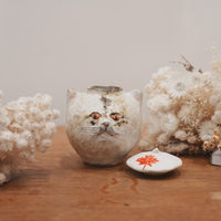 Shoko Matsuura 松浦唱子 Cat Flower Vase SM09