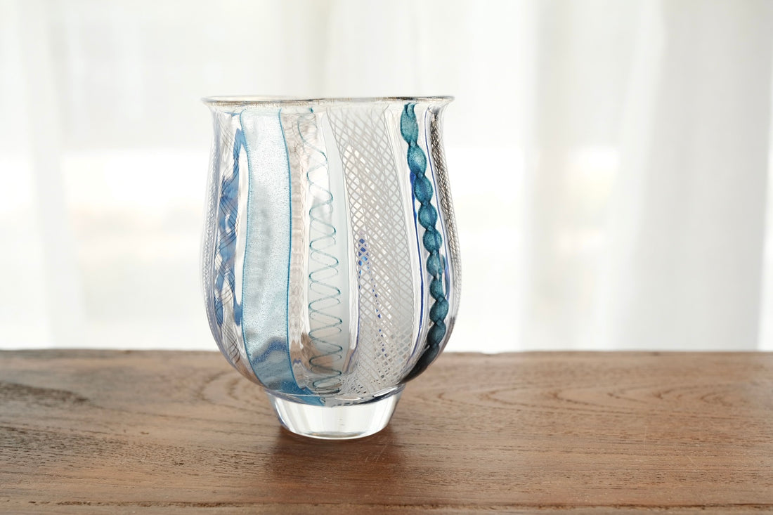 Makiko Kitagata 北形槙子 Lace Round Glass MG08
