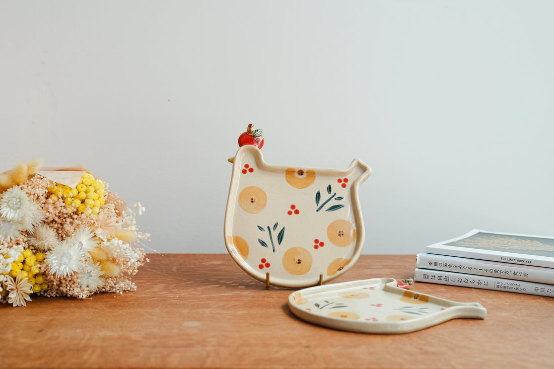 Kumiko Ishikawa 石川久美子 Bird Plate KI02