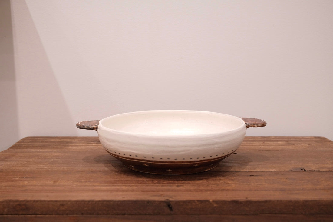 Emishi Kobo 池田匡優&美弥子 - Double Handled Plate EK18