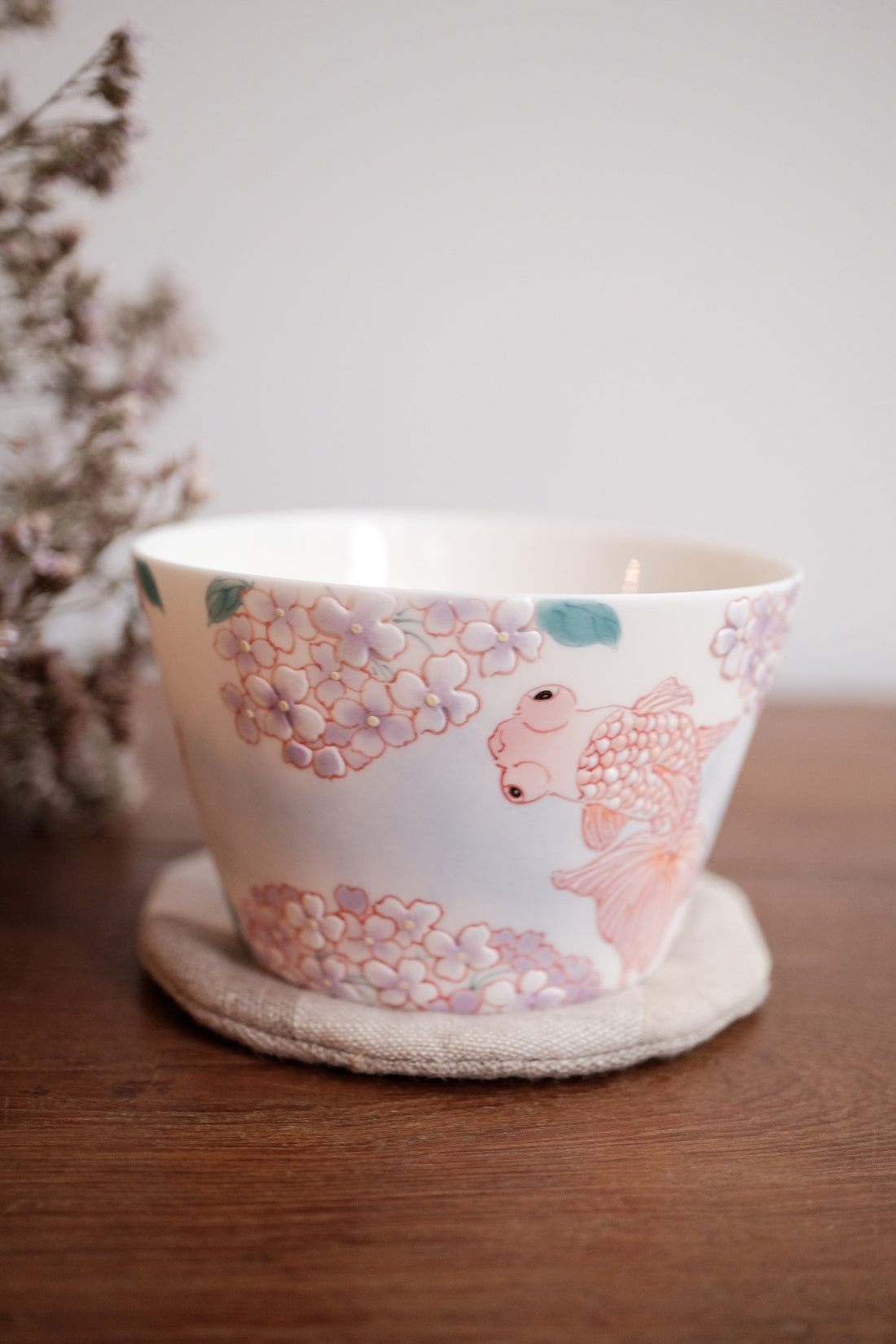 Baizhi Studio- Hydrangea Kinyo Coffee/Tea Cup