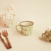 Makiko Sato 佐藤牧子- Green Mixed Pattern Mug MS19