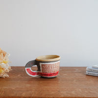 Hapun Pottery 拝志睦子 Mug with Flat Handle HP19