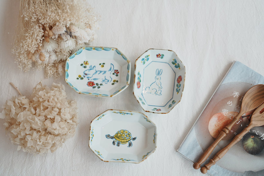 TATA Pottery Studio 田中大輝 & 田边桂- Porcelain Octagon Mini Bowl TP13 #3
