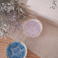 Arita Ware Peony Teacup Set of 2