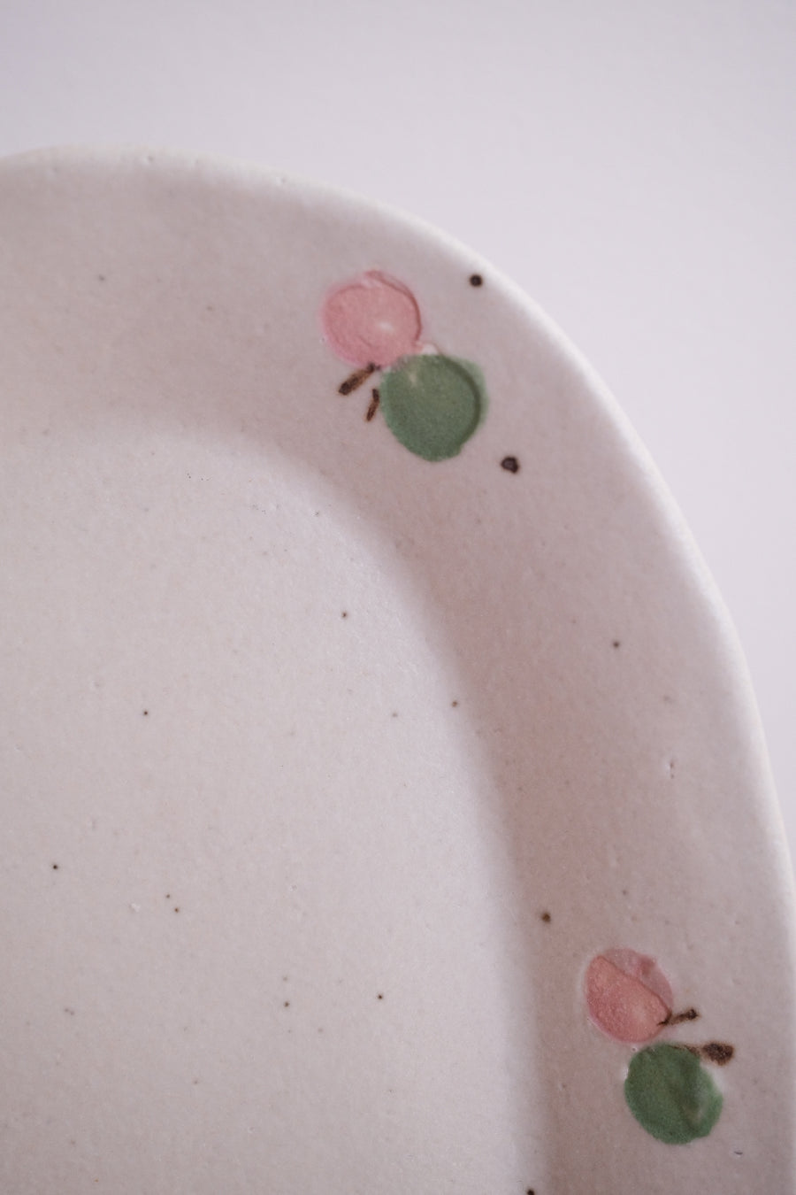 Haruko Harada 原田晴子 Flat Long Oval Plate - HH07