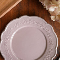 Atelier Gyuusha Medium Floral Shape Round Plate