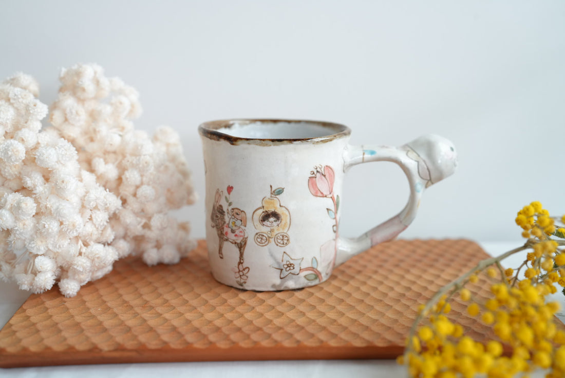 Sayo Horimizu 堀水小夜 Animal Handled Mug SH03