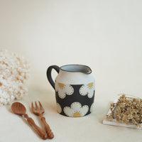 Kei Mitsumochi ミツ持啓 Flower Jug- Black KM81