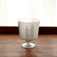 Juri Horino 堀野自由里 Blue Glass Goblet JH04