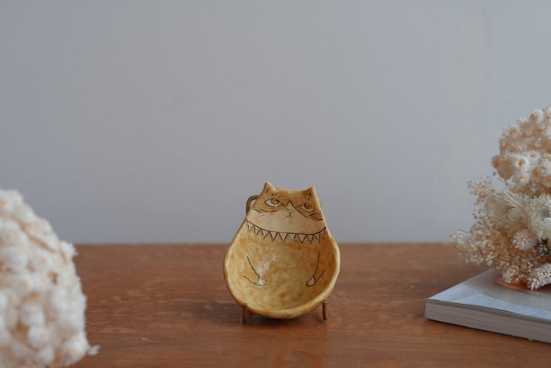 Shoko Hirano 平野照子 Mini Cat Plate SR09 #2