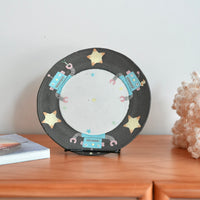 Akemi Nakamura 中村明美 Animal large Round Plate AN30