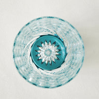 Harisho Yamada Glass - 漣-sazanami Whiskey Crystal Glass - Light Blue
