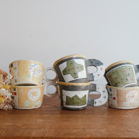 Hapun Pottery 拝志睦子 Mug with Flat Handle HP19