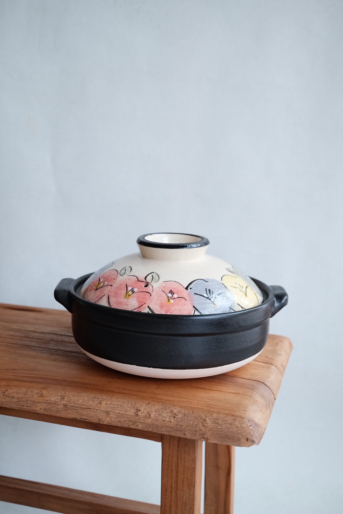 Donabe Banko Ware No.8 Flower Clay Pot