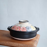 Donabe Banko Ware No.8 Flower Clay Pot