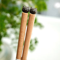 Japanese Coneco Natural Wood Chopstick and Chopstick Rest