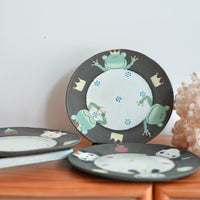 Akemi Nakamura 中村明美 Animal large Round Plate AN30