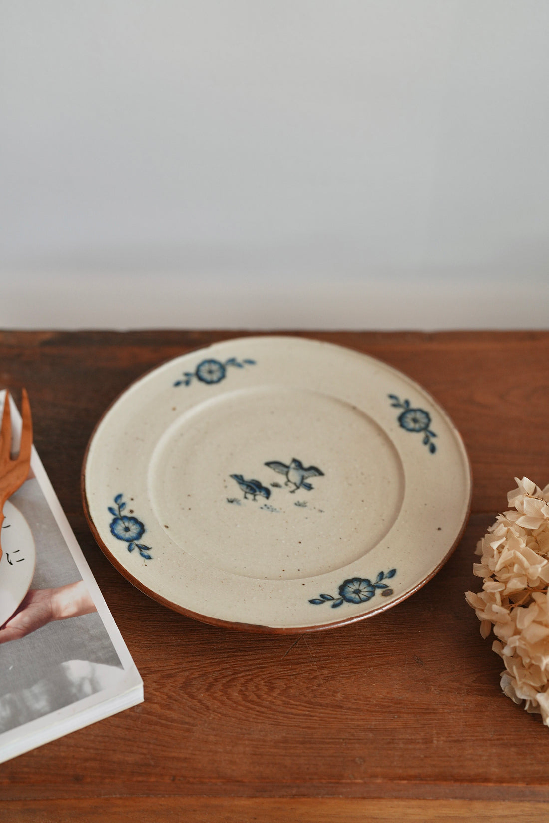 Shinko Nakanishi 中西申幸 Bird Large Plate SN12