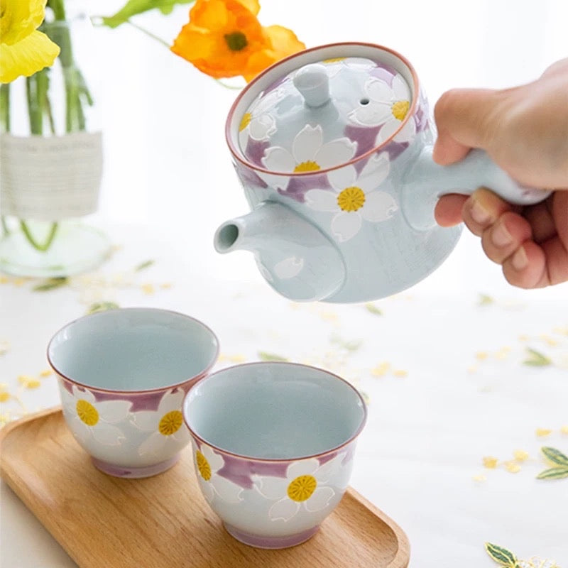 Arita Ware Little Flower Collection Tea Set - Gift Box