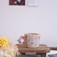 Cozy Nook - Flower Ring Handle Mug- CN05 #3