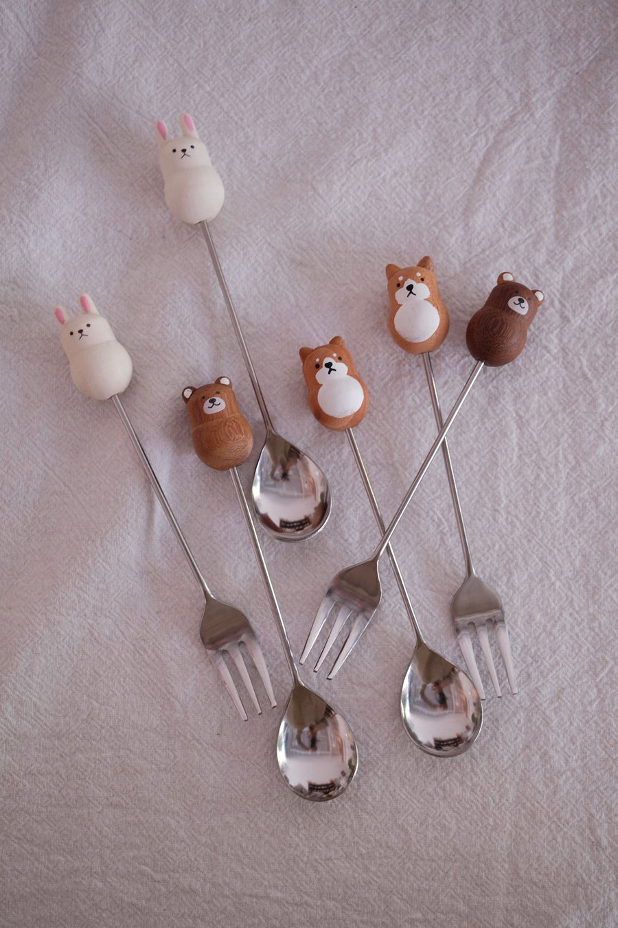 Grapport Animal Teaspoon & Dessert Fork Collections