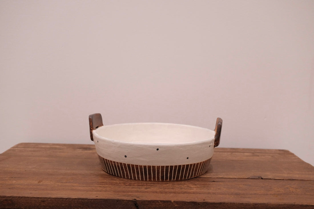 Emishi Kobo 池田匡優&美弥子 - Double Handled Deep Bowl EK19