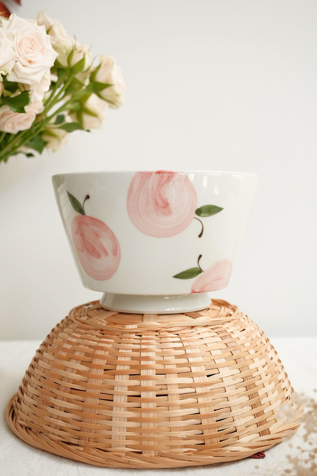 Hasami Ware Ramen Bowl Flower Collection