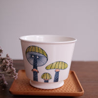 QIU Studio- Green Mushroom Tea/Coffee Cup