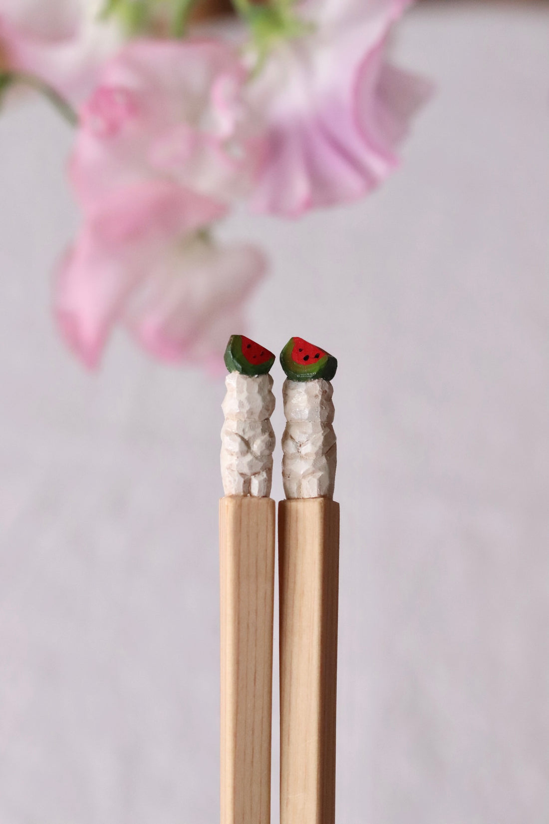 Ayataro Chopsticks - White Bear with Watermelon - aya05