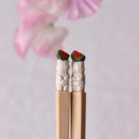 Ayataro Chopsticks - White Bear with Watermelon - aya05