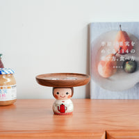 Kiezakka 木繪雜貨 Pedestal Plate - Teapot KZ04