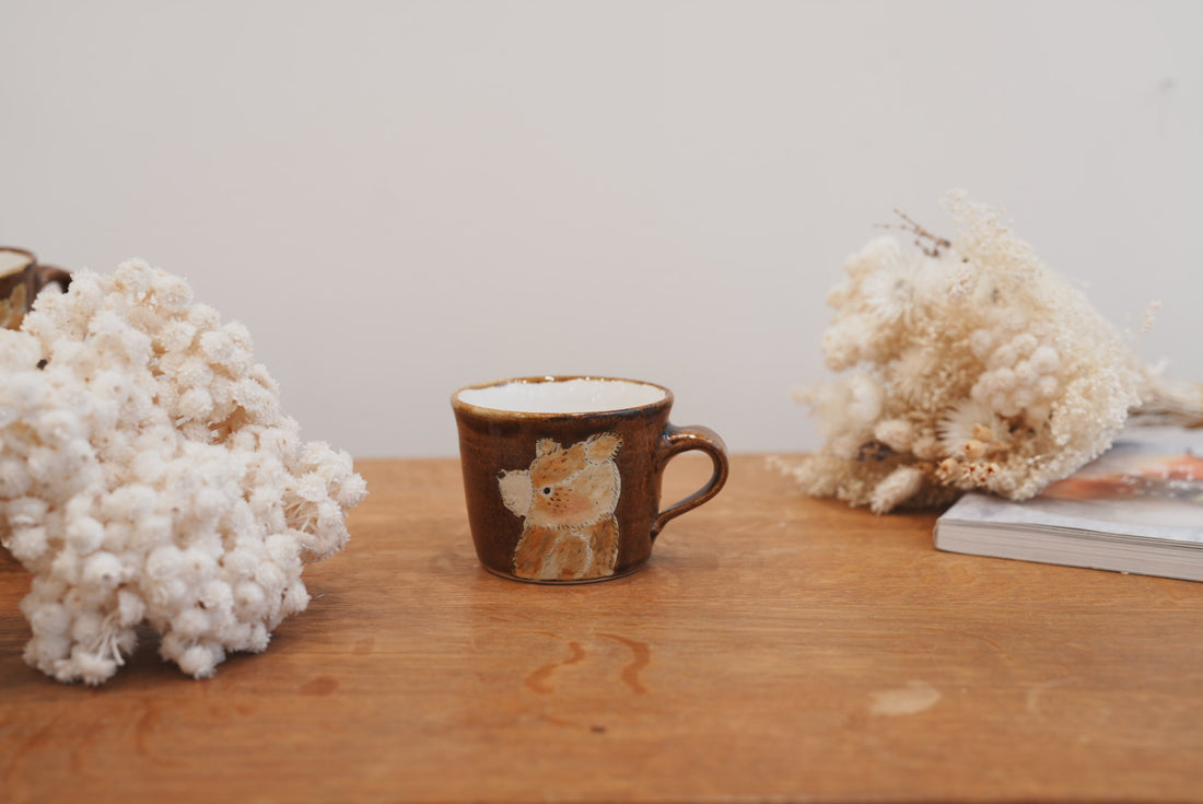 Tomoko Kubo コンガリ舍 Brown Bear Mug TK05