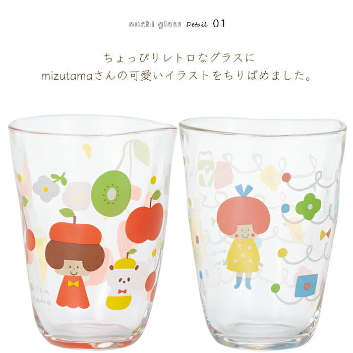 Aderia Glass Tumbler - Misutama Flower