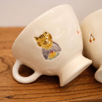 Fukuda Yuko 福田友子 Pedestal Mug FU04