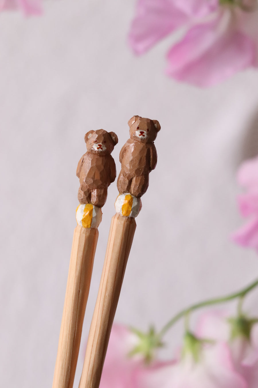 Ayataro Chopsticks - Bear with Ball - aya05