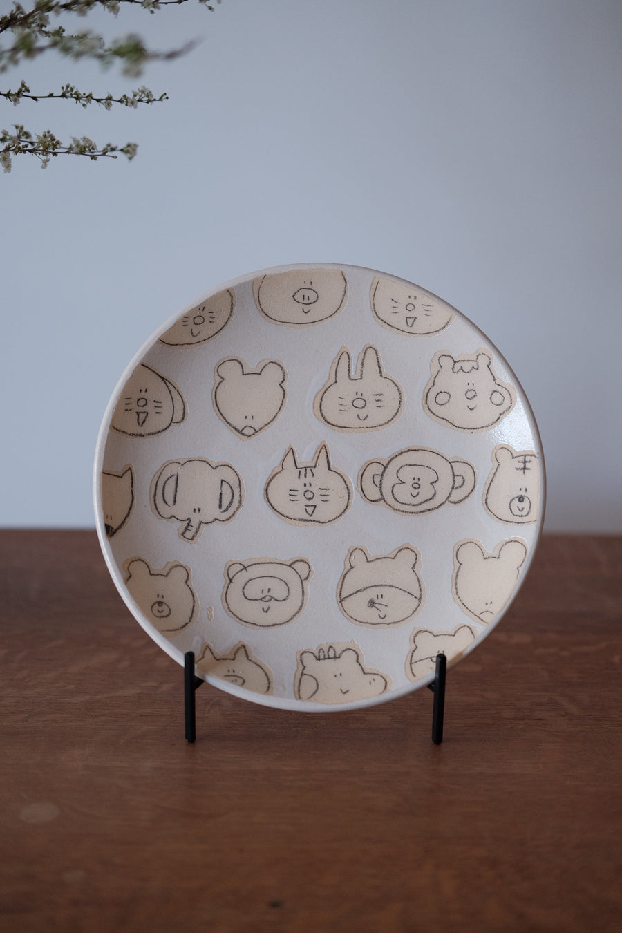 Cosael Animal Dish white