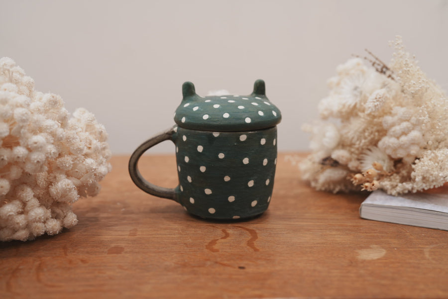 Fumiko Tsuchihashi 土橋文子 - Mug with Lid FT10 #3