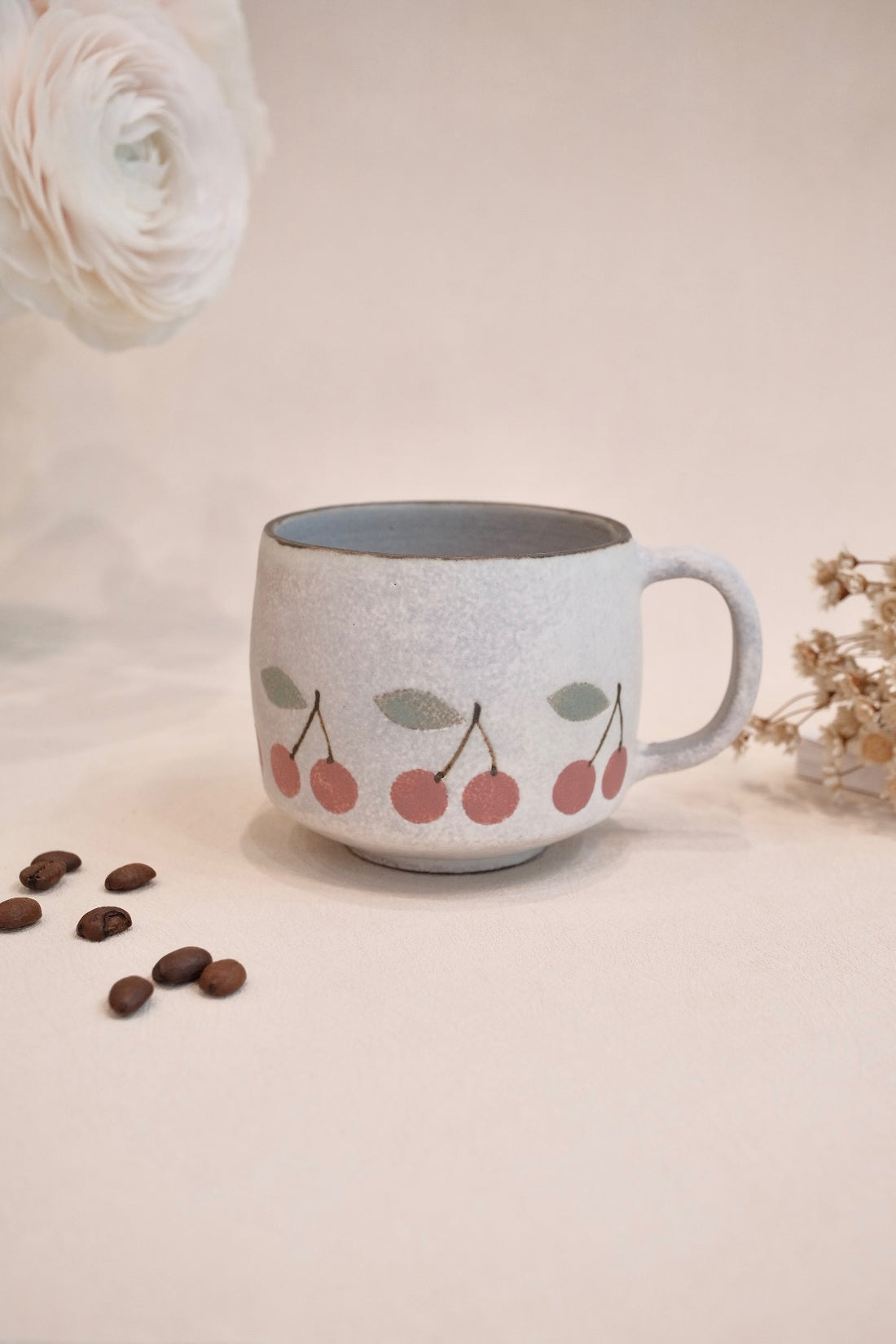 Kei Mitsumochi ミツ持啓 Red Cherry Mug KM50