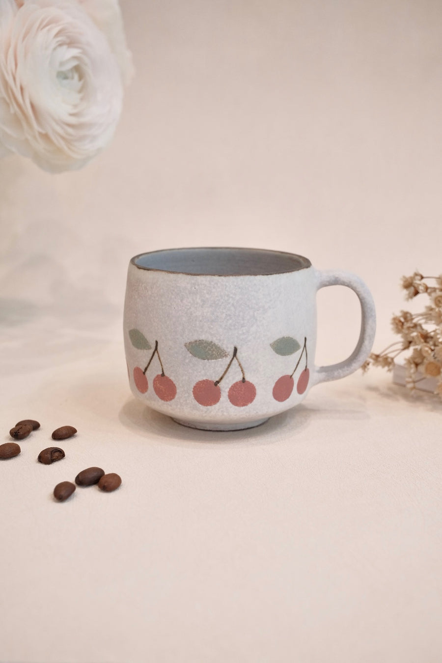 Kei Mitsumochi ミツ持啓 Red Cherry Mug KM50